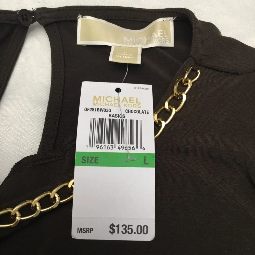 Michael Kors Long Sleeve Sheath Dress